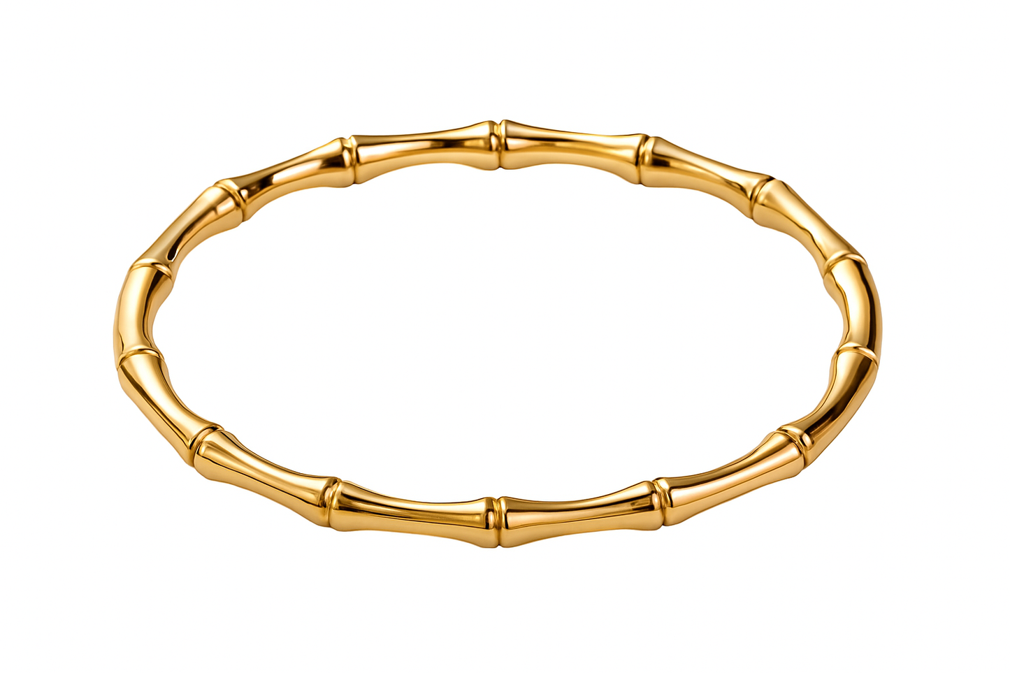 Pulsera Esencia de Bambu | Acero Inoxidable | Chapado Oro PVD