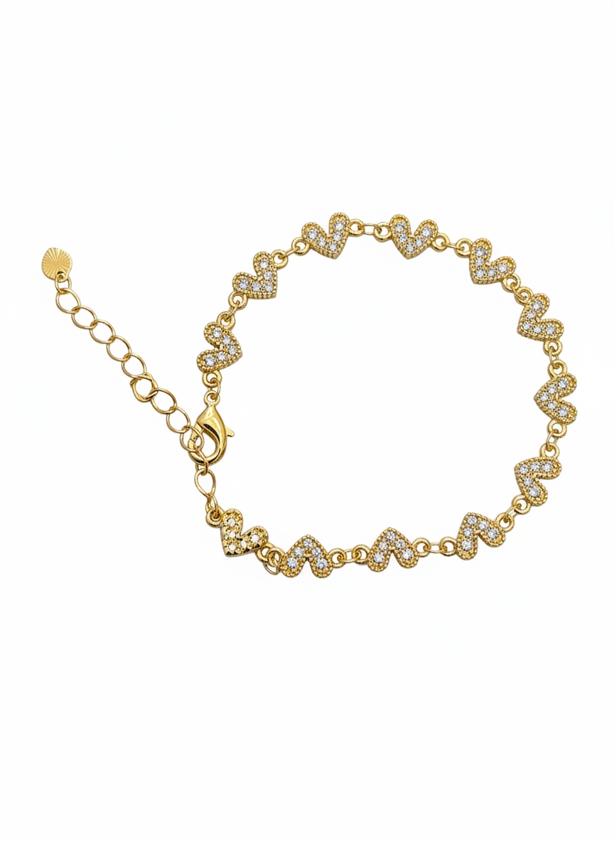 Pulsera Danae | Acero Inoxidable | Chapa Oro 18k