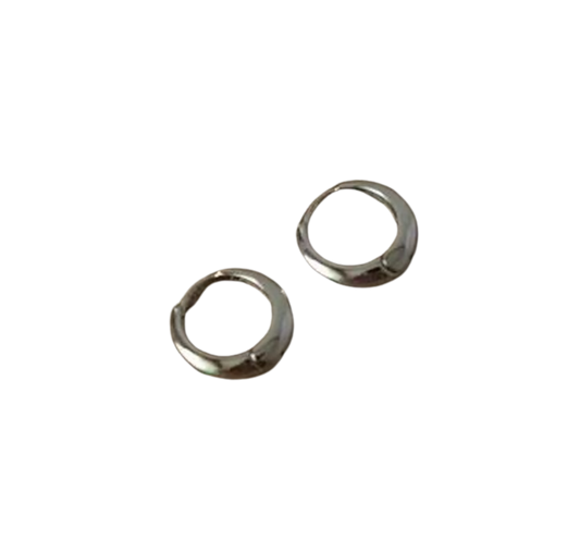 Aretes Esencia Lunar | Acero Inoxidable | Chapa Oro 18k