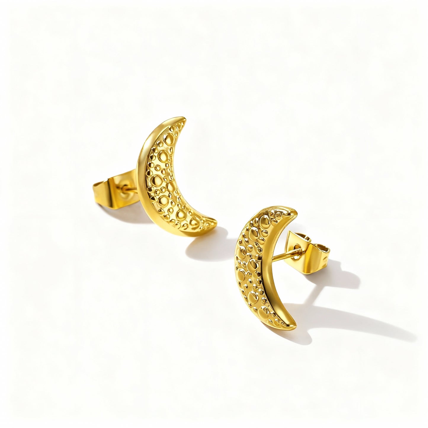 Aretes Lunas de Eos | Acero Inoxidable | Chapa PVD