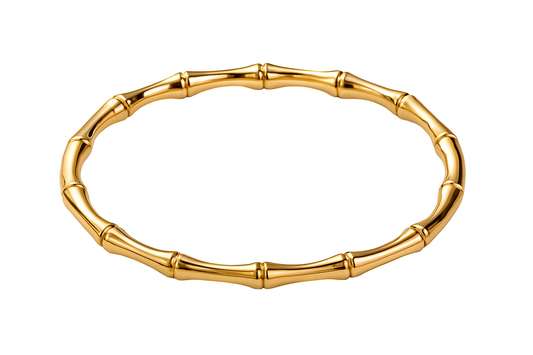 Pulsera Esencia de Bambu | Acero Inoxidable | Chapado Oro PVD
