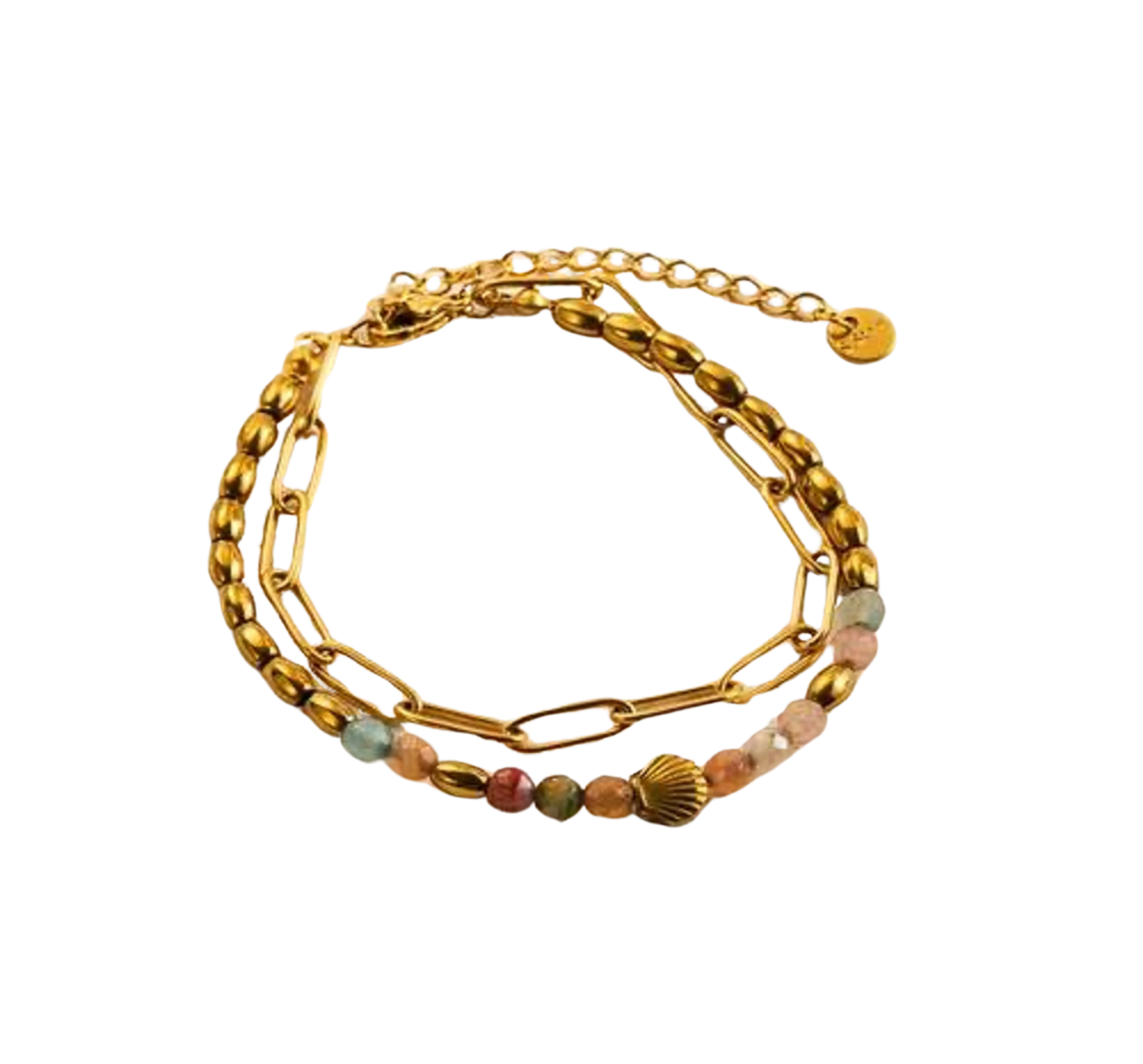 Pulsera Oceana | Acero Inoxidable | Chapa Oro PVD