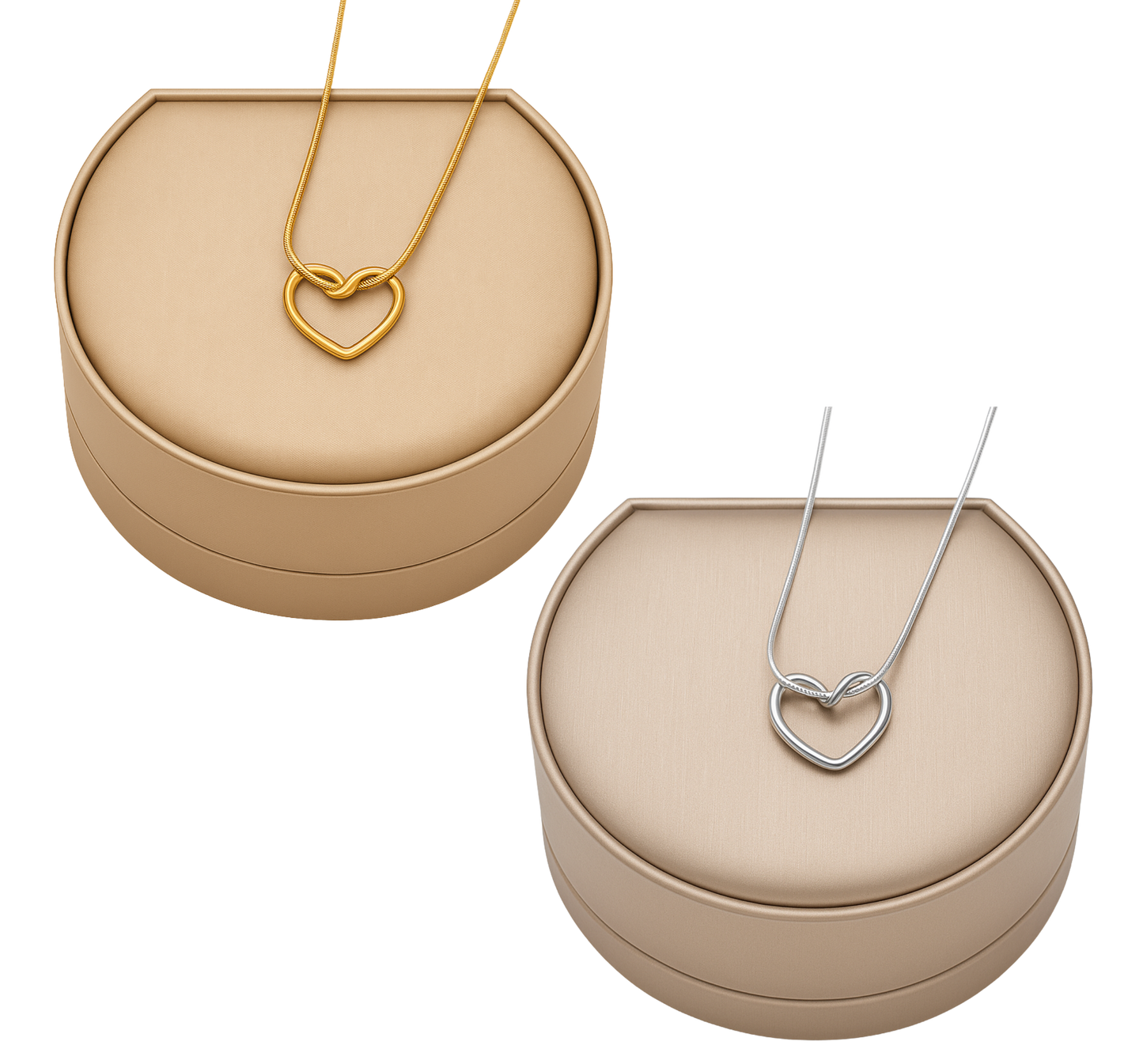 Collar Vinculo Eterno | Acero Titanio