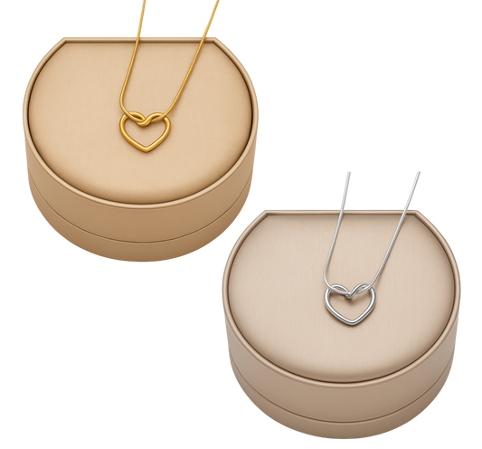 Collar Vinculo Eterno | Acero Titanio